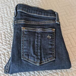 Rag & Bone Jeans Women's Size 27 Dark Blue High Rise Skinny (0400)
